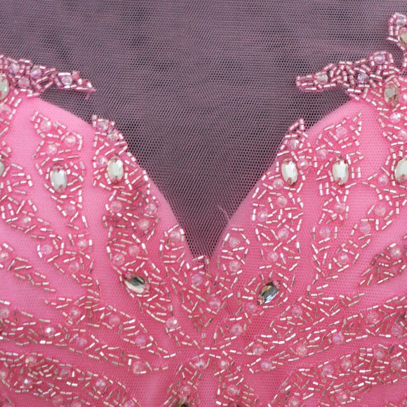 Custom Made Long Sleeve Beaded Overskirt - Picture 6 of 12